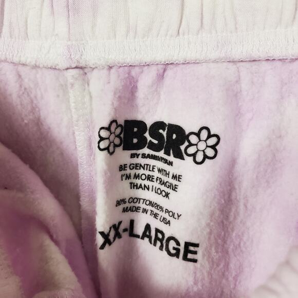 By Samii Ryan Pastel Tie-dye Don't Play Me Sweatpants Joggers Size XXL - Picture 6 of 7